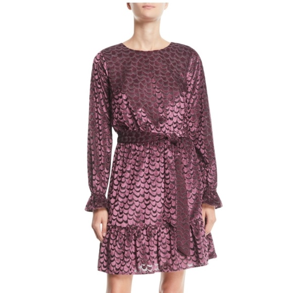 michael kors dress purple